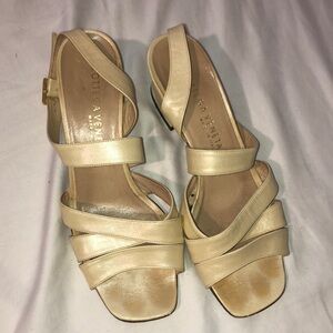 Bottega Veneta Beige Strappy Sandals